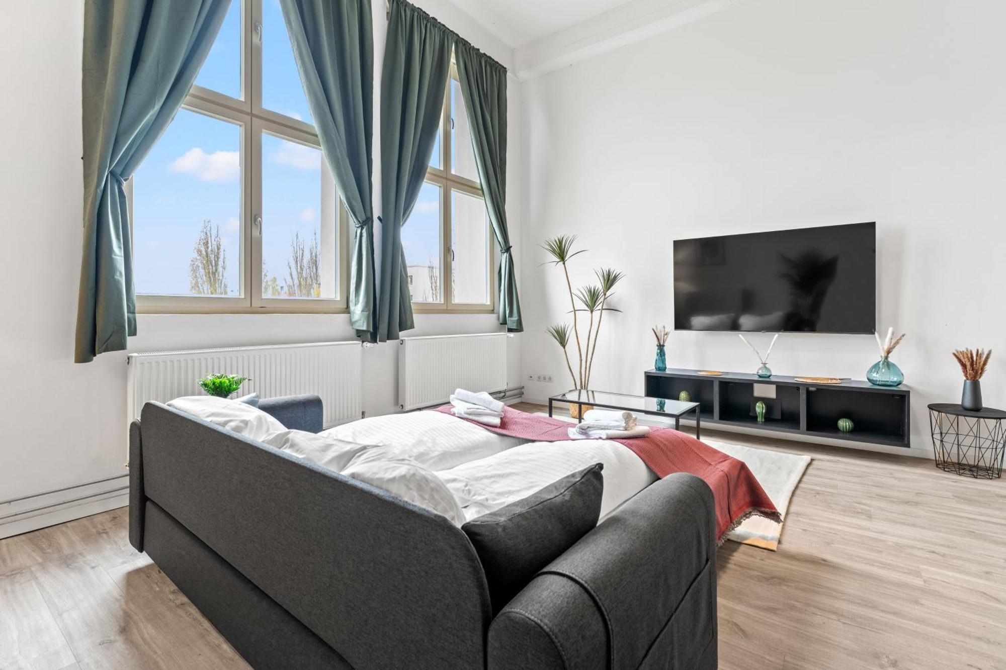 Mint Apartment Ueber Der Stadt Parken Kueche Wifi Berlin Extérieur photo