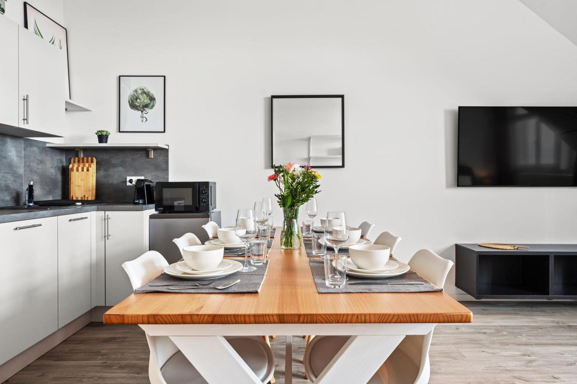 Mint Apartment Ueber Der Stadt Parken Kueche Wifi Berlin Extérieur photo