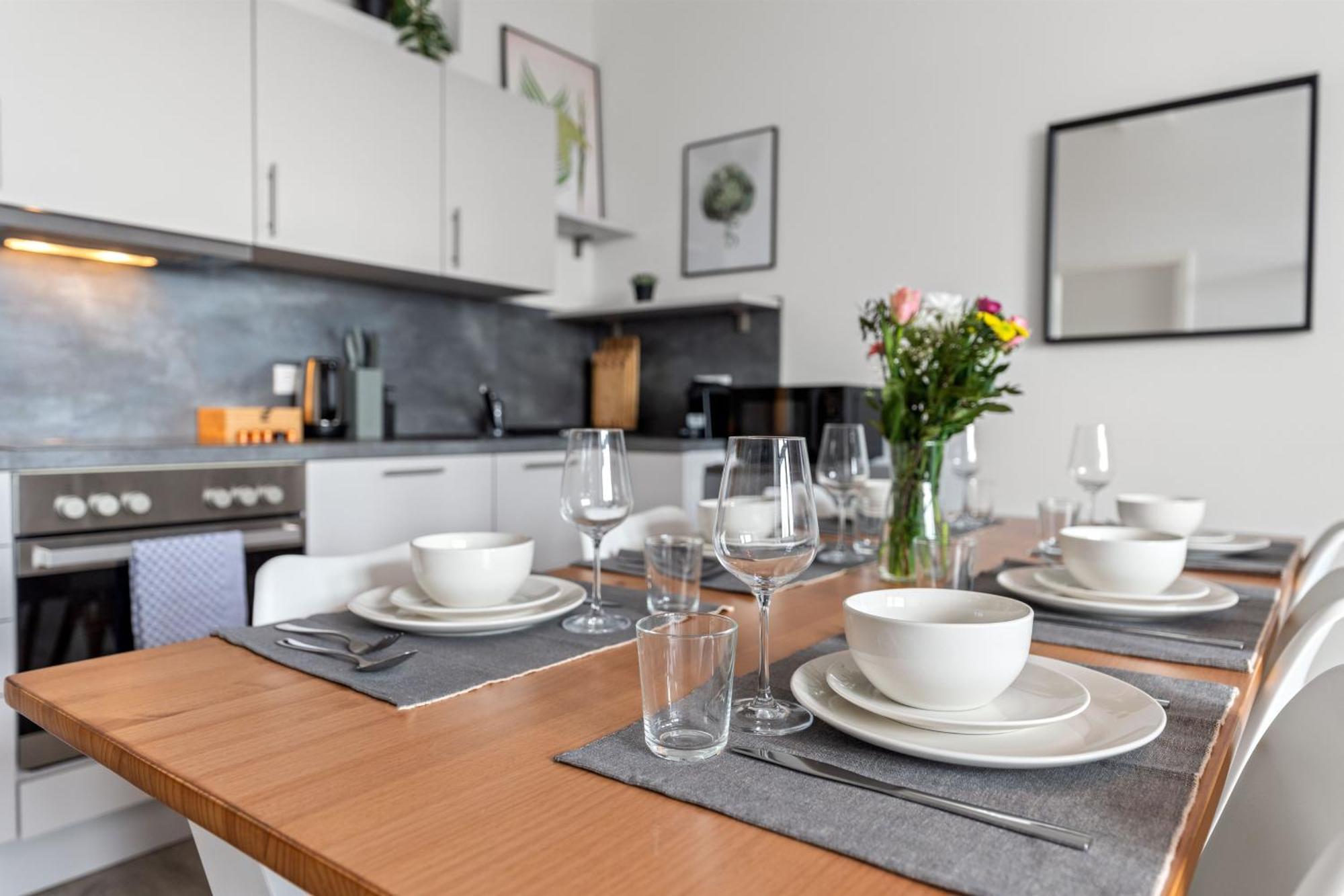 Mint Apartment Ueber Der Stadt Parken Kueche Wifi Berlin Extérieur photo